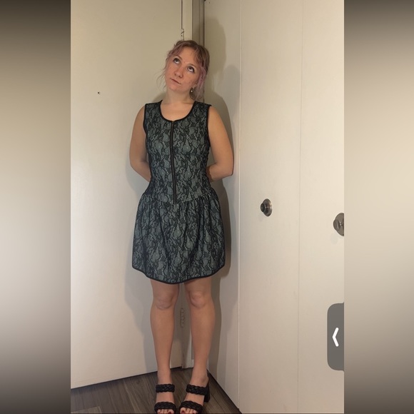 Miami lace fit & flare mini dress - Picture 11 of 11